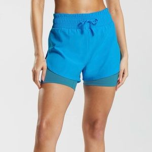 Gymshark Blue Running Shorts